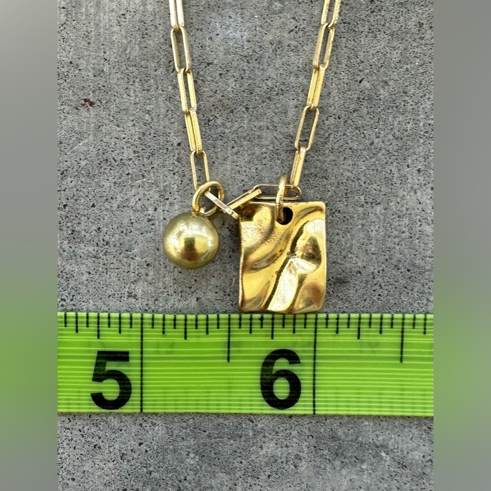 Madewell Gold Paperclip Necklace - Picture 5 of 10